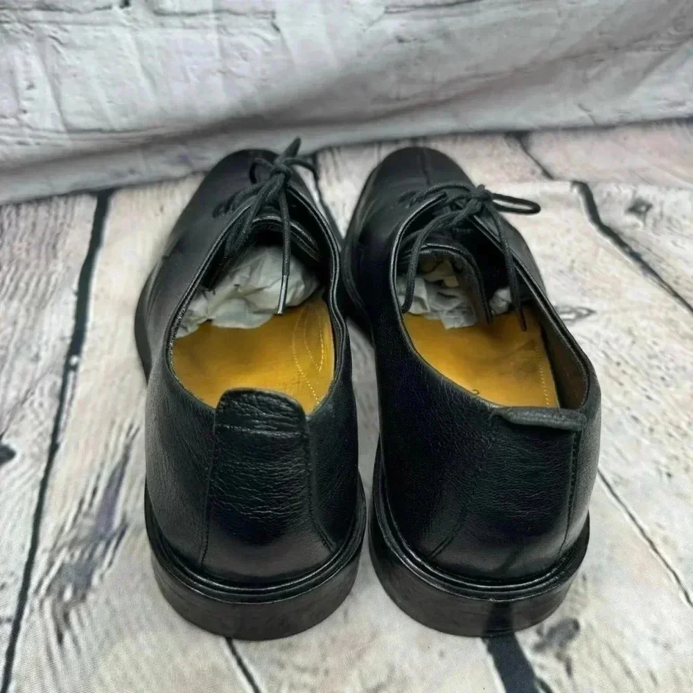 Cole Haan Cain Men’s Black Leather Oxford Shoes size 8M